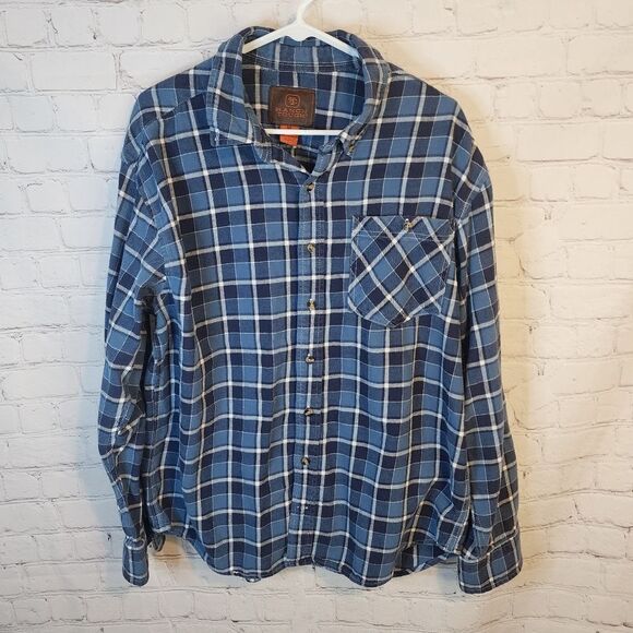 Men's Roper "Ranch Tough" longsleeve flannel shirt, size XL - Picture 1 of 4